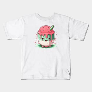 Watermelon Slush cute kawaii Kids T-Shirt